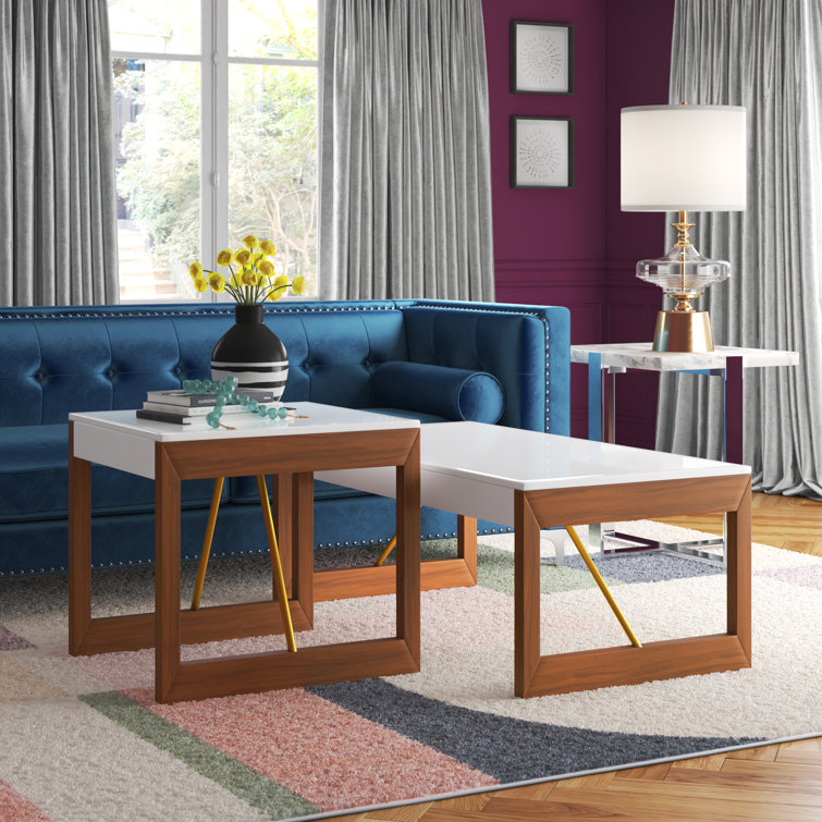 Etta Avenue™ Bombay 2 Piece Coffee Table Set & Reviews Wayfair